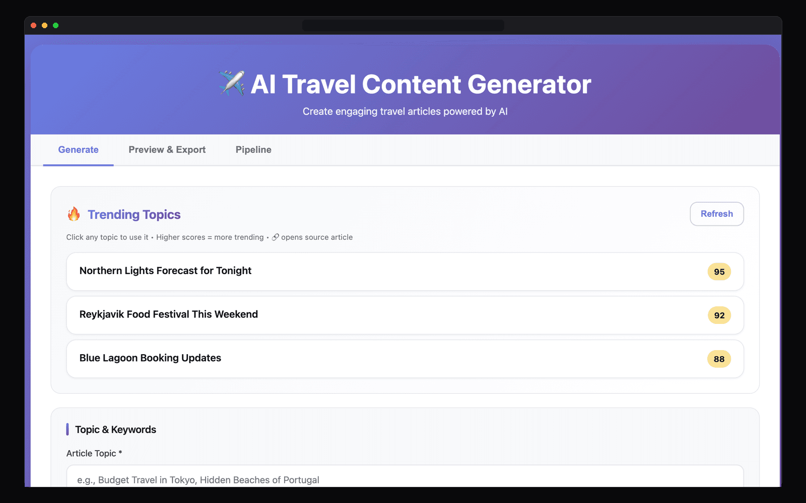 Content Scale Engine