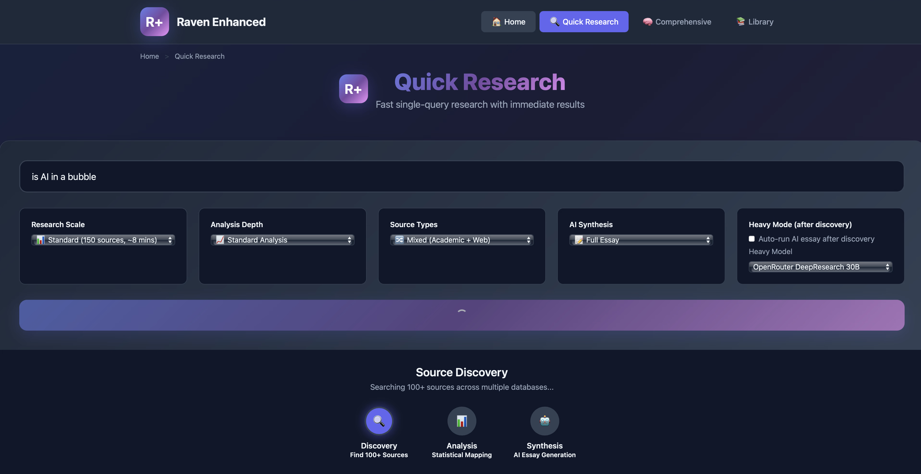 Research Intelligence Platform